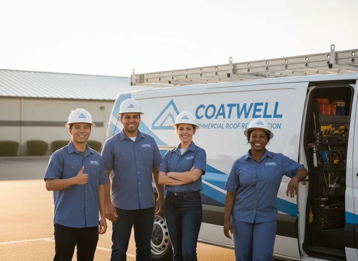 Commercial roof coating company in Hordville, NE